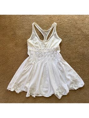 Adidas by Stella McCartney White Pleated Mini Tennis Dress M